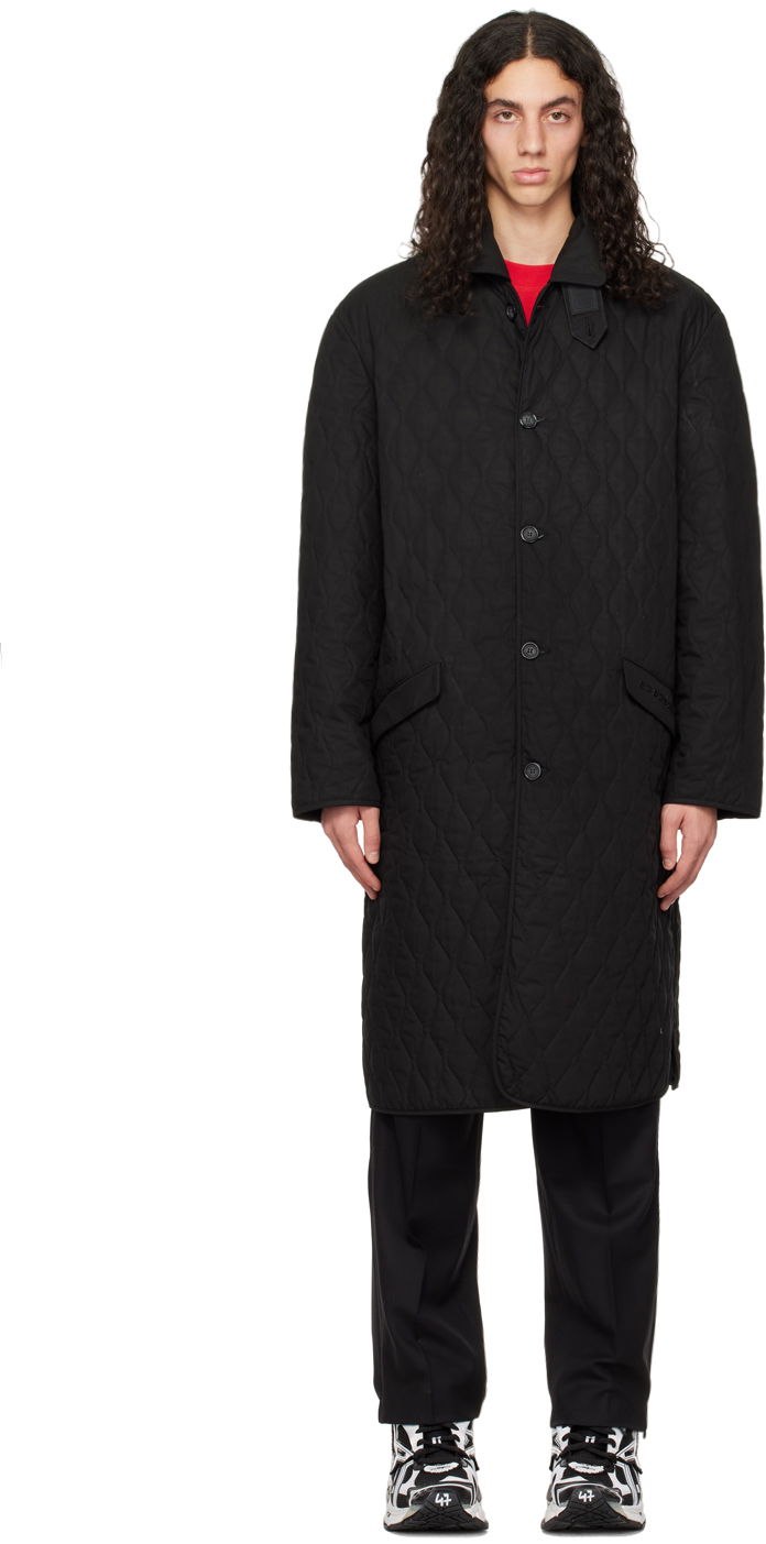 Пальто VETEMENTS VTMNTS Hunter Quilted Coat чорний | VL14CO200B