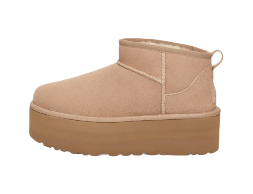 Кросівки та взуття UGG Classic Ultra Mini Platform "Sand" W бежевий | 1135092-SAN