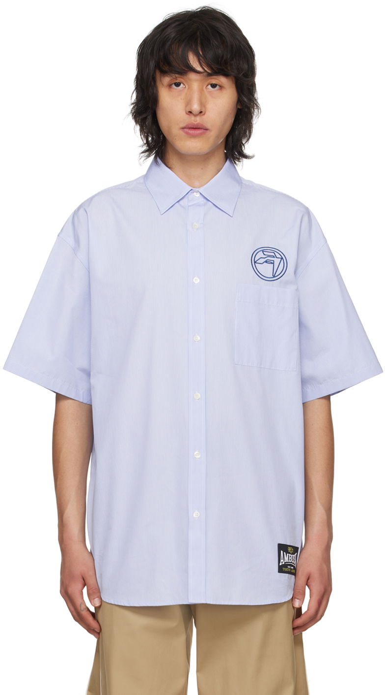 Сорочка Ambush Circle Amblem Shirt Синій | BMGG001S24FAB0024445