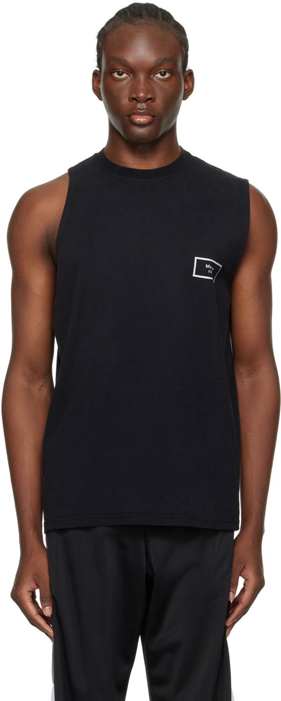 Безрукавка Martine Rose Uneven Tank Top чорний | CMRSS24-622