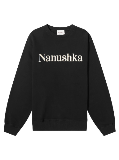 Світшоти Nanushka Remy Logo Crew Sweat чорний | NM21RSSW01099
