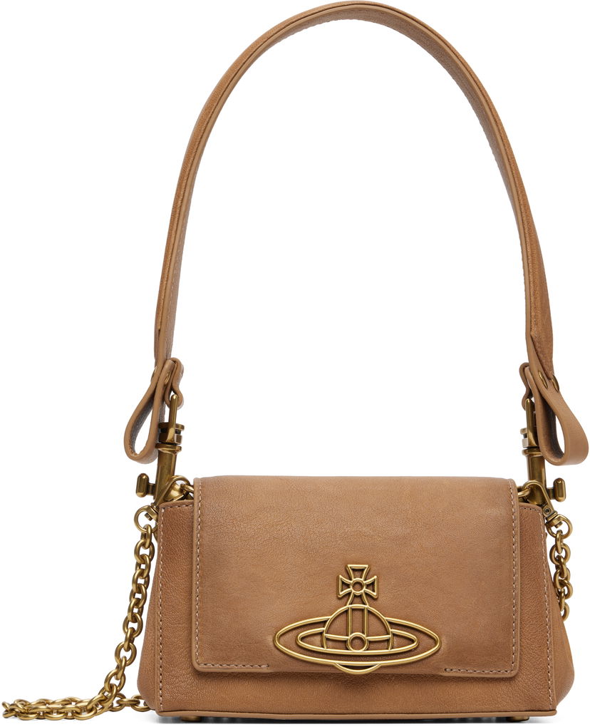 Сумка Vivienne Westwood Vivienne Westwood Hazel Small Shoulder Bag бежевий | 4603000IW-L00A8-