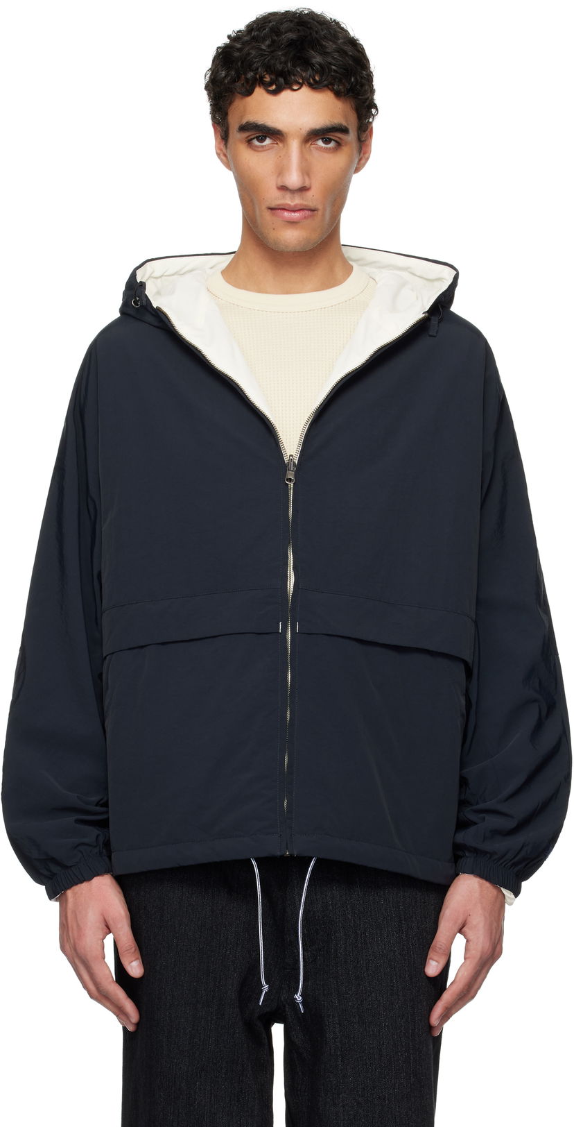 Вітровка NANAMICA nanamica Hooded Reversible Jacket темно-синій | S25SA002U