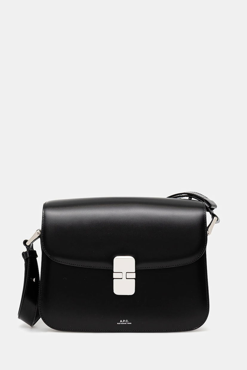Сумка A.P.C. A.P.C. Sac Grace Leather Shoulder Bag чорний | PXBVN.F61412
