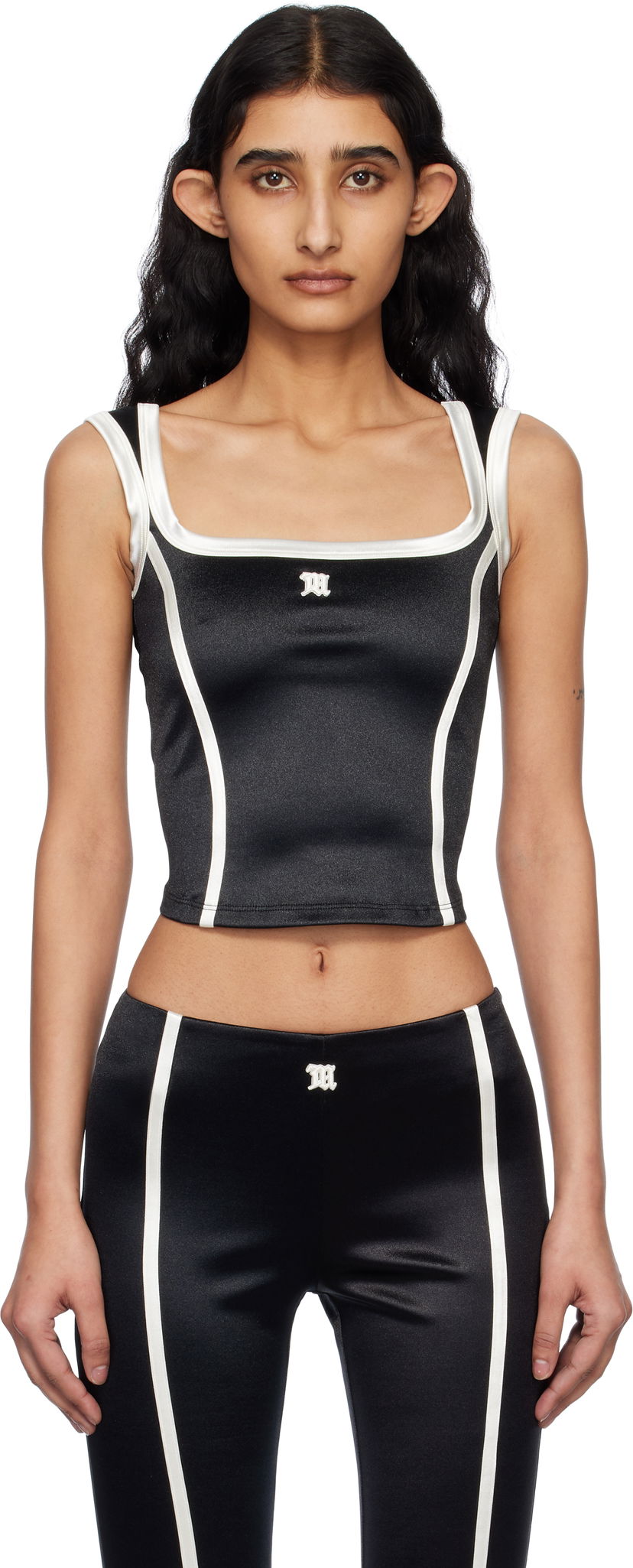 Безрукавка MISBHV MISBHV St Germain Sleeveless Crop Top чорний | 250W100