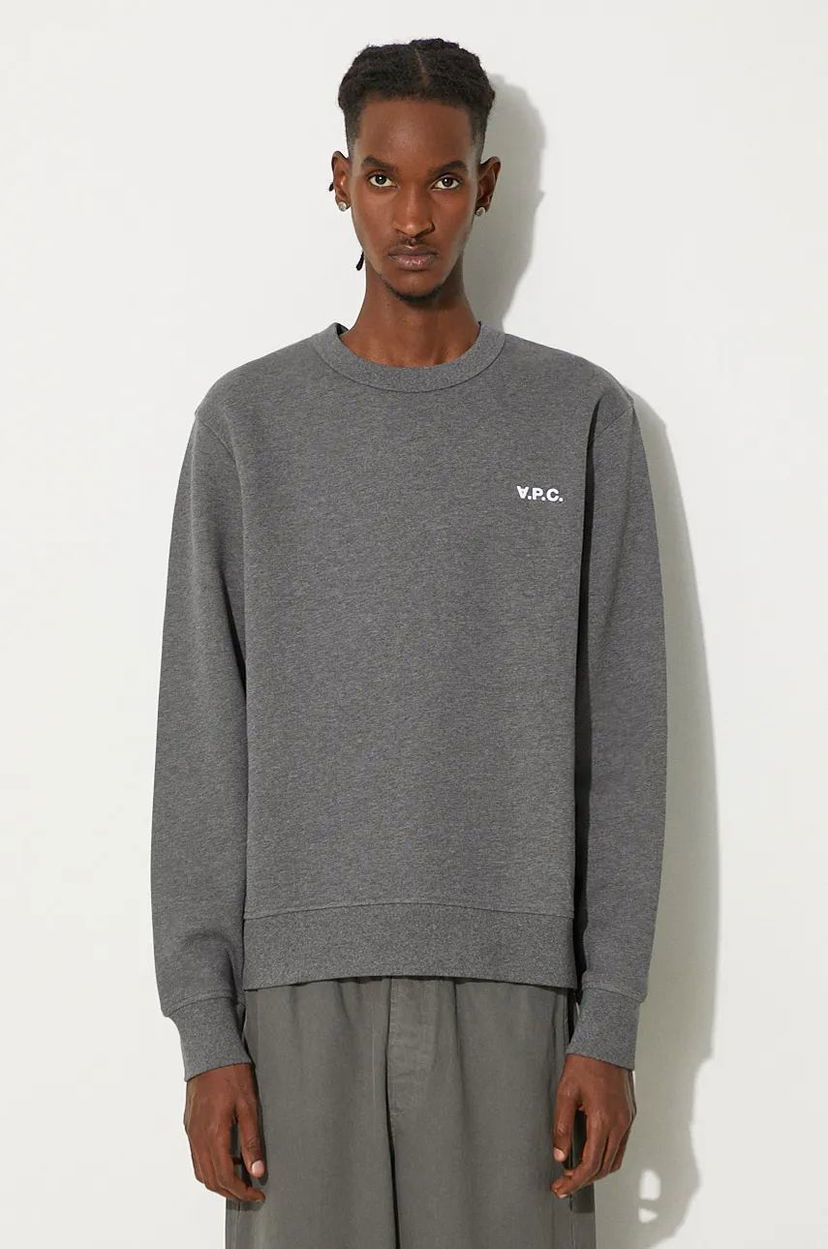 Світшоти A.P.C. Boxy Petit Crewneck Sweatshirt Сірий | COHBR.H27916.TPR