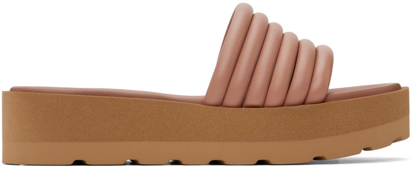 Кросівки та взуття Gianvito Rossi Nappa Platform Sandals Рожевий | G15190.05GOM.NAP