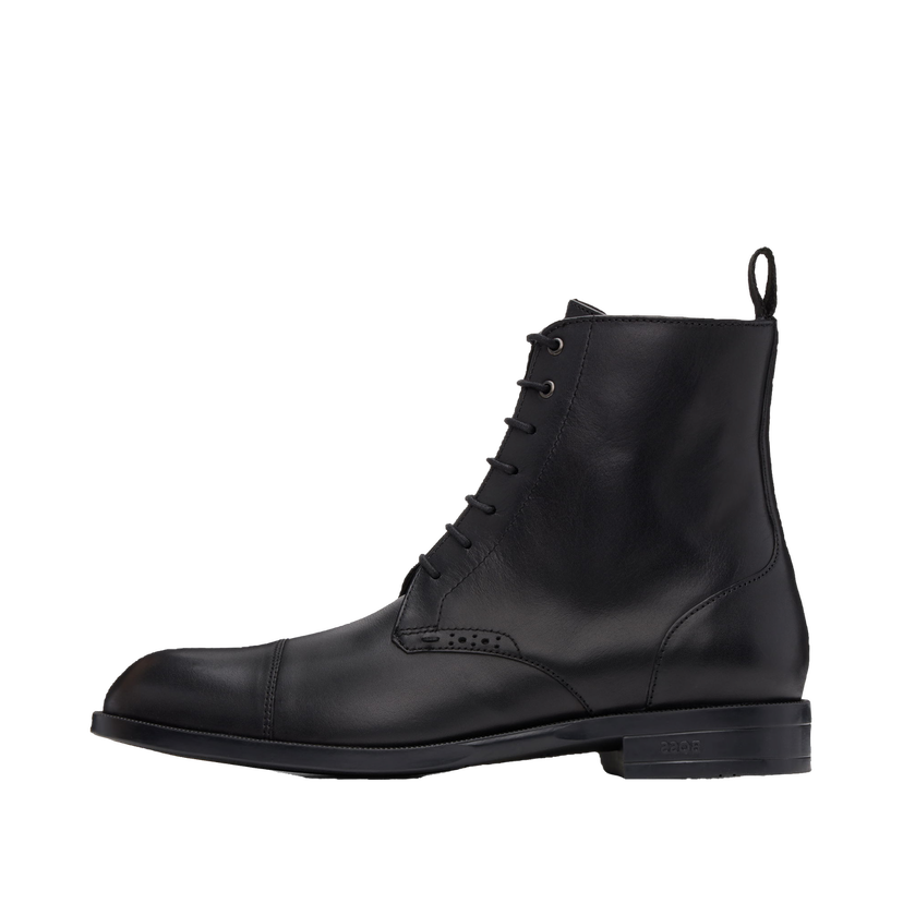 Кросівки та взуття BOSS Lace-Up Boots чорний | 50529143
