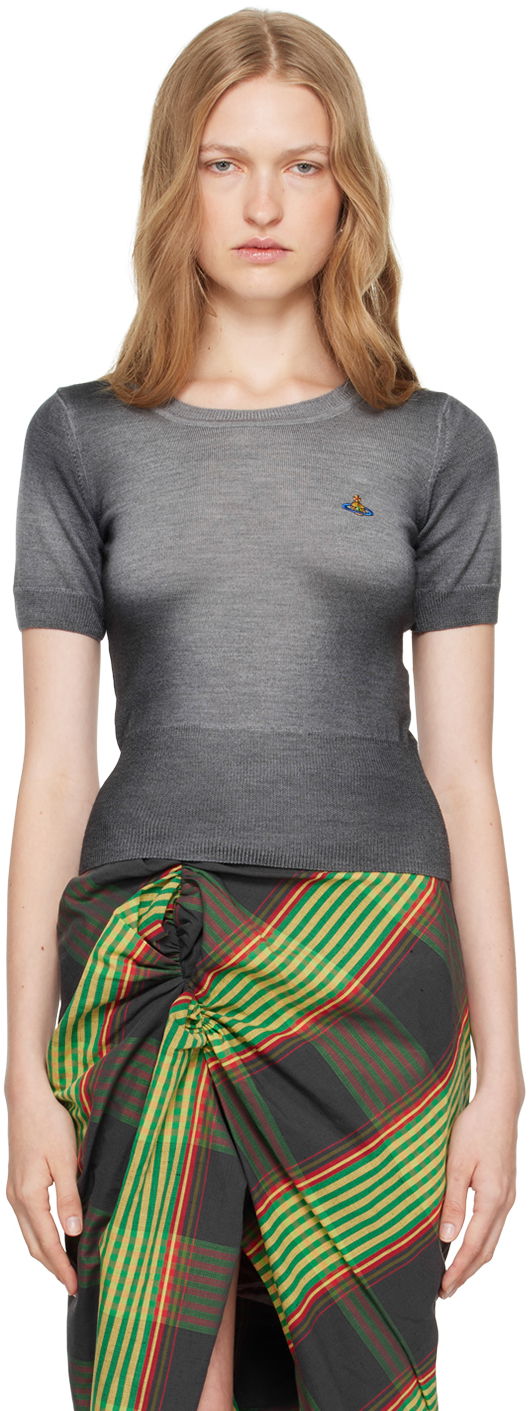 Cветр Vivienne Westwood Vivienne Westwood Eli Knit Sweater Сірий | 1803005I-Y002V-