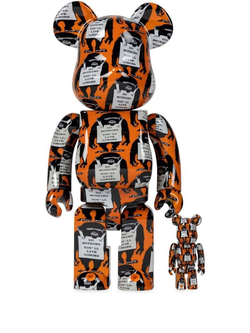 Колекційний Medicom Toy Monkey Sign BE@RBRICK figure set - Orange Різнокольоровий | MEDI014219649558