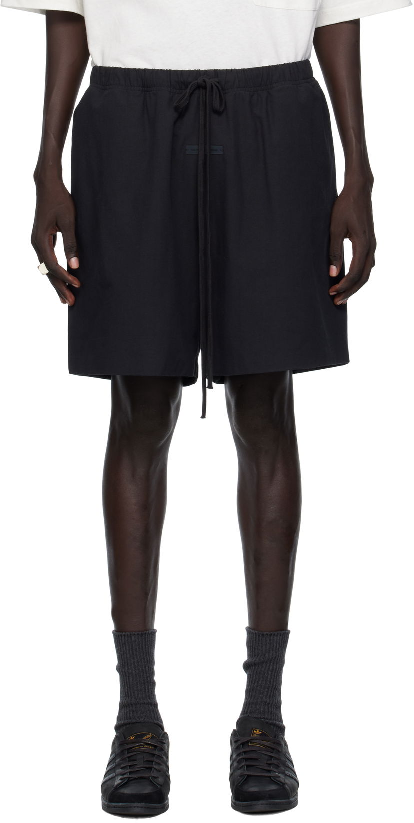 Шорти Fear of God Fear of God ESSENTIALS Oxford Soccer Shorts чорний | 160SP254600F