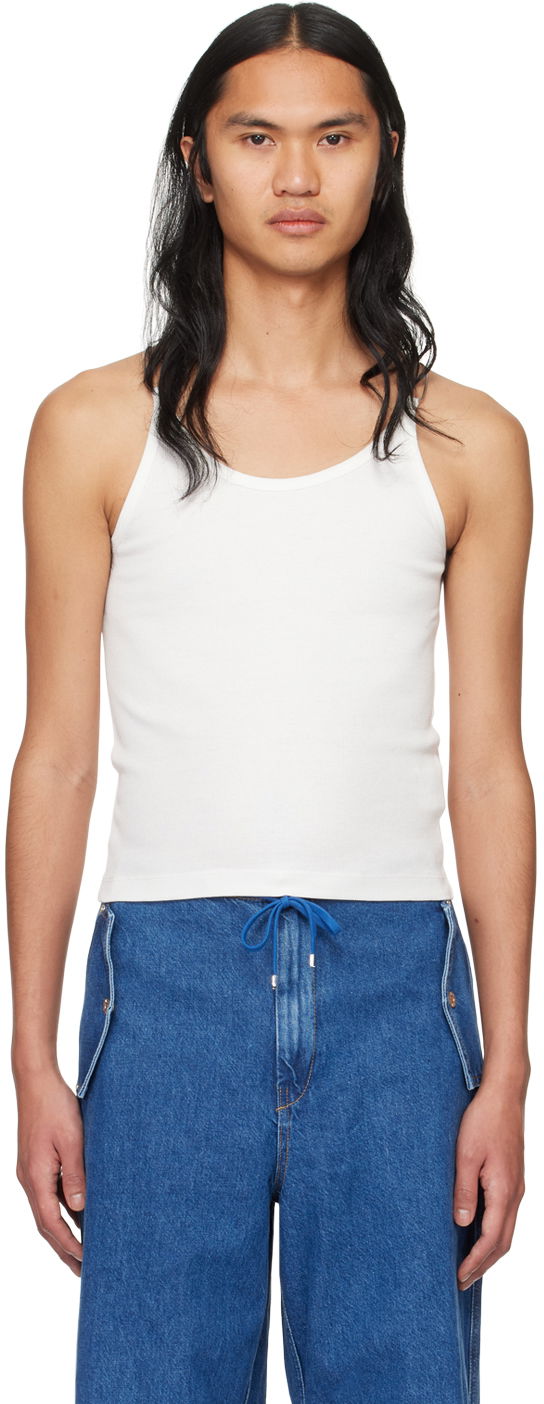 Безрукавка Dion Lee Wire Strap Tank Top білий | C3159PS24