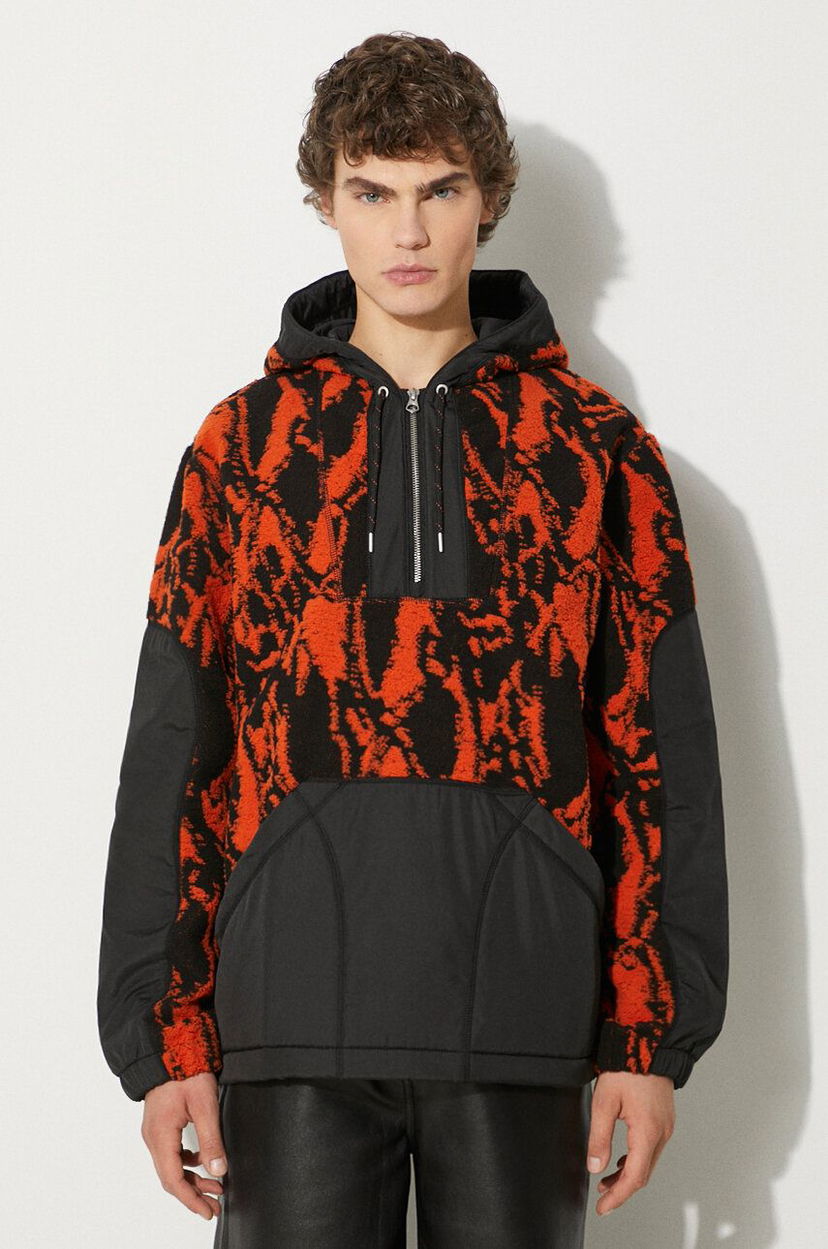 Світшоти WOOD WOOD Palmer Swirl Print Fleece Hoodie Помаранчевий | 12245600.2075