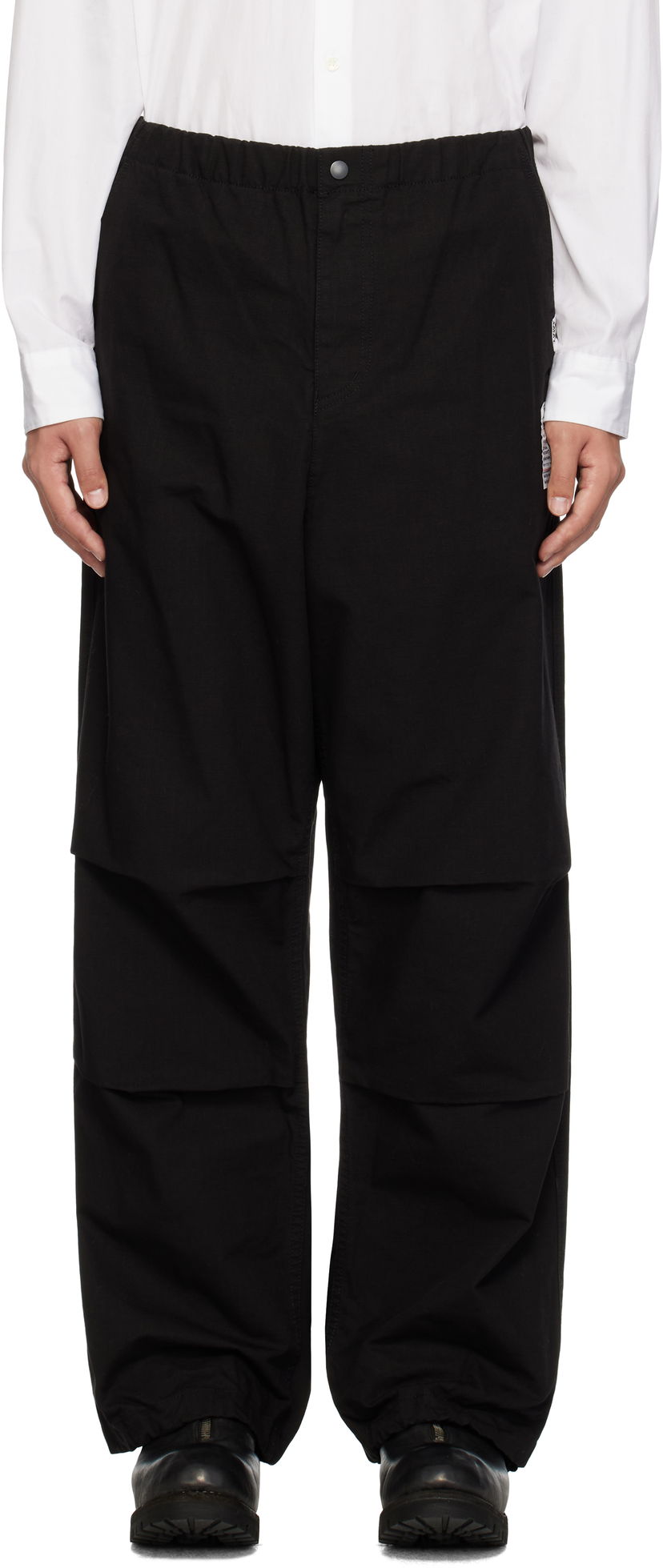 Штани Maison MIHARA YASUHIRO Parachute Trousers чорний | J13PT161