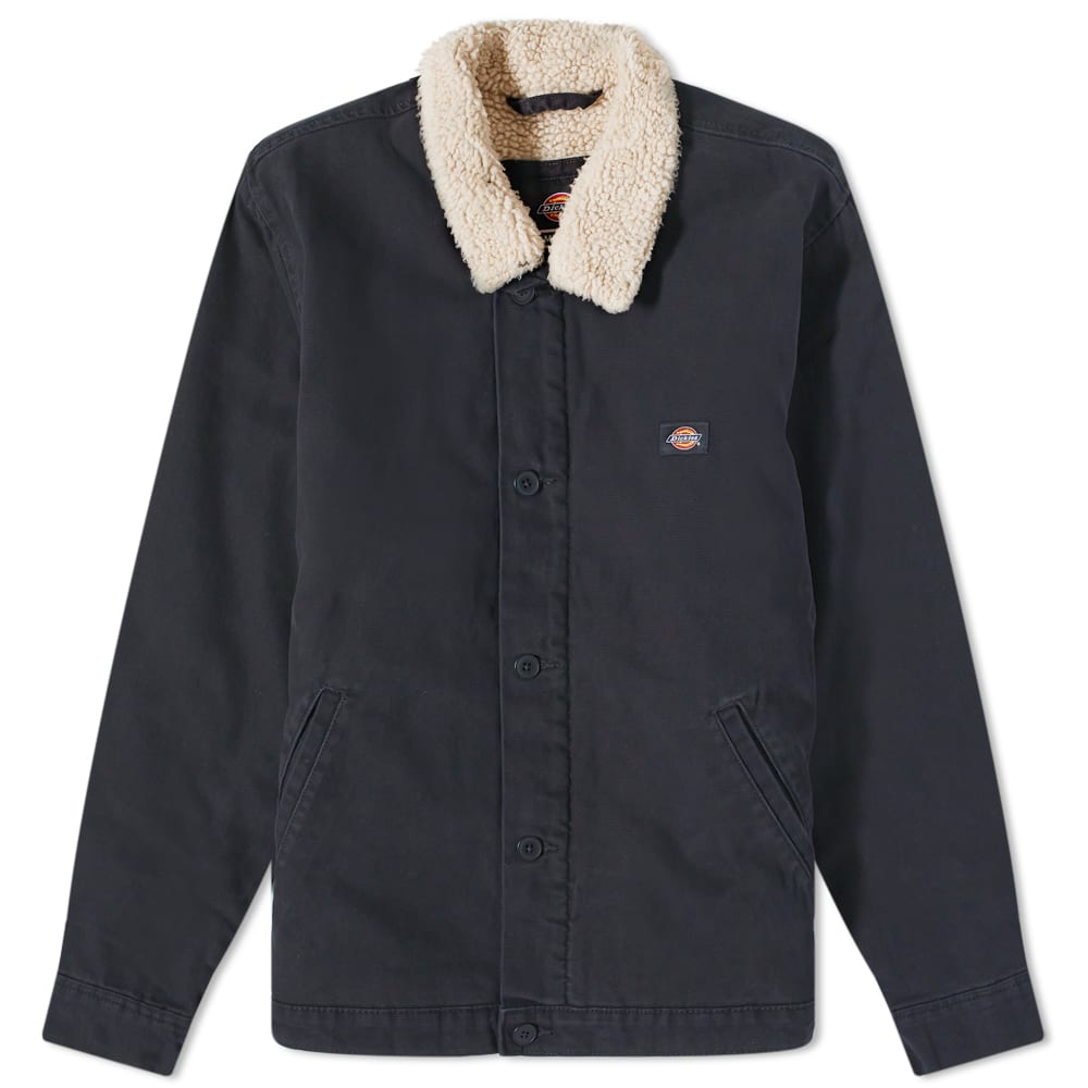 Куртка Dickies Sherpa Lined Deck Jacket Stonewashed чорний | DK0A4XFYC401, 0