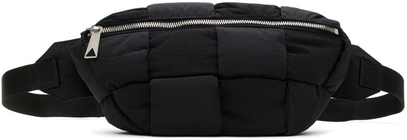 Поясна сумка Bottega Veneta Bottega Veneta Cassette Belt Bag чорний | 755870 VBO85