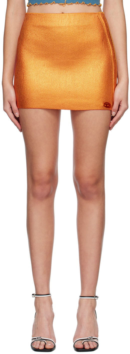 Спідниця Diesel Orange Knit Miniskirt Помаранчевий | A08021 0WDAU