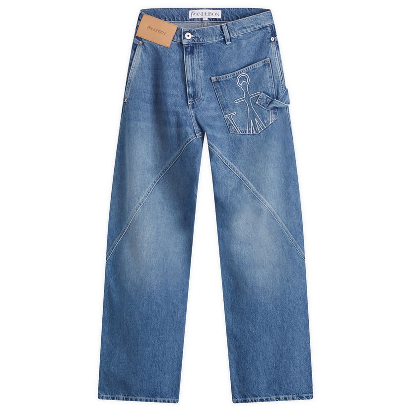 Джинси JW Anderson Twisted Workwear Light Blue Jeans Size 25" Синій | DT0102-PG1735-804