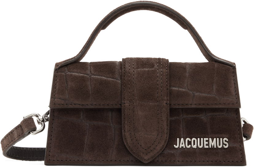 Сумочка Jacquemus Jacquemus 'The Bambino' Suede Shoulder Bag Коричневий | 25E213BA006-3243