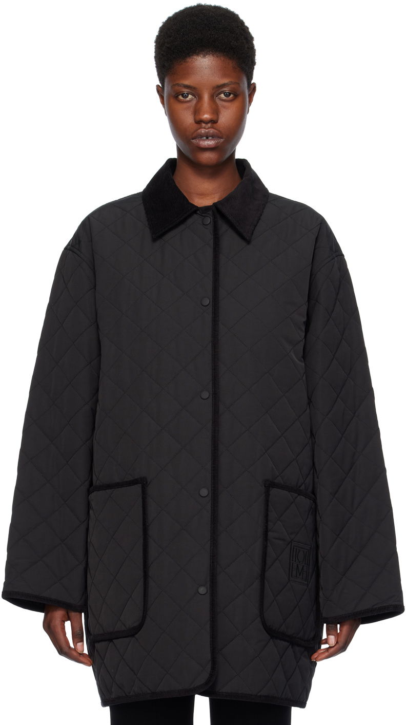 Пуховик TOTEME Quilted Jacket чорний | 241-WRO1022-FB0169