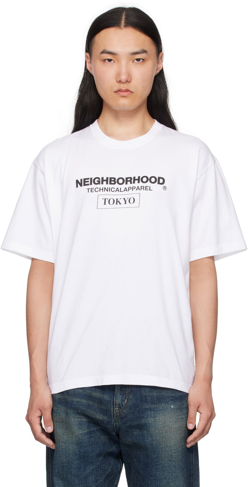 Футболка Neighborhood Neighborhood N.H SS-16 Graphic T-Shirt білий | 251PCNH-ST16