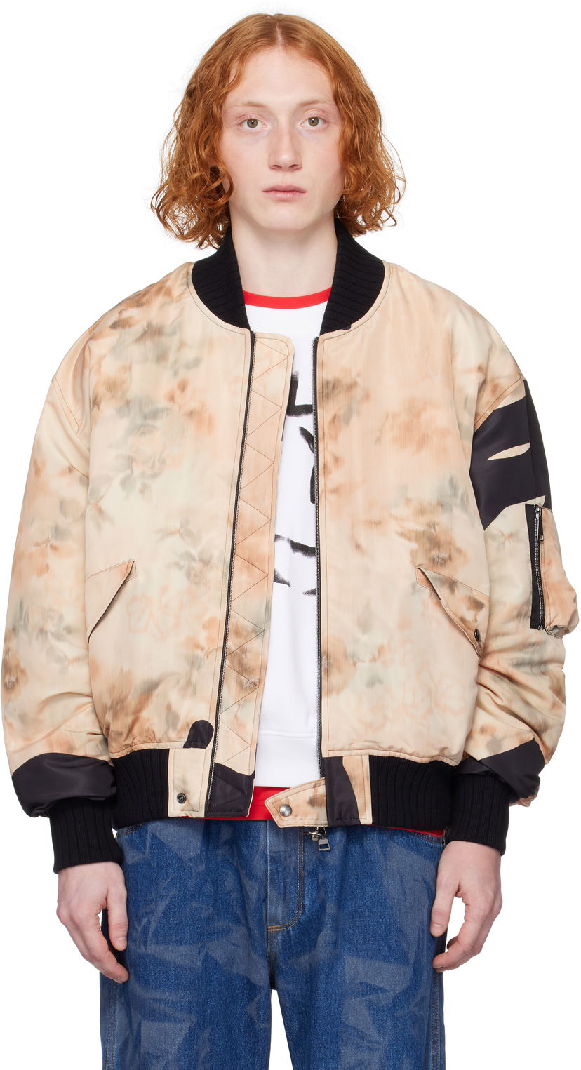 Куртка бомбер Vivienne Westwood Vivienne Westwood Bernardo Bomber Jacket бежевий | 33040004-W012C-