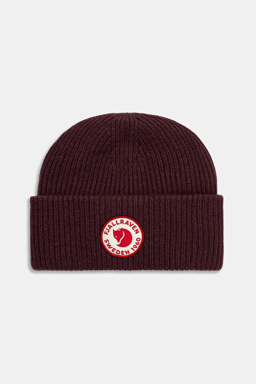 Шапка FJÄLLRÄVEN Fjallraven 1960 Logo Beanie Бордовий | F78142