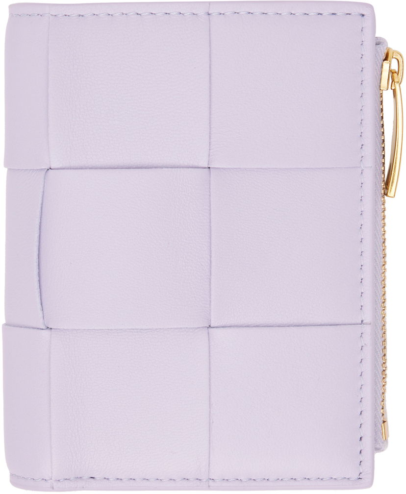 Гаманець Bottega Veneta Purple Small Cassette Wallet Фіолетовий | 742698 VCQC4