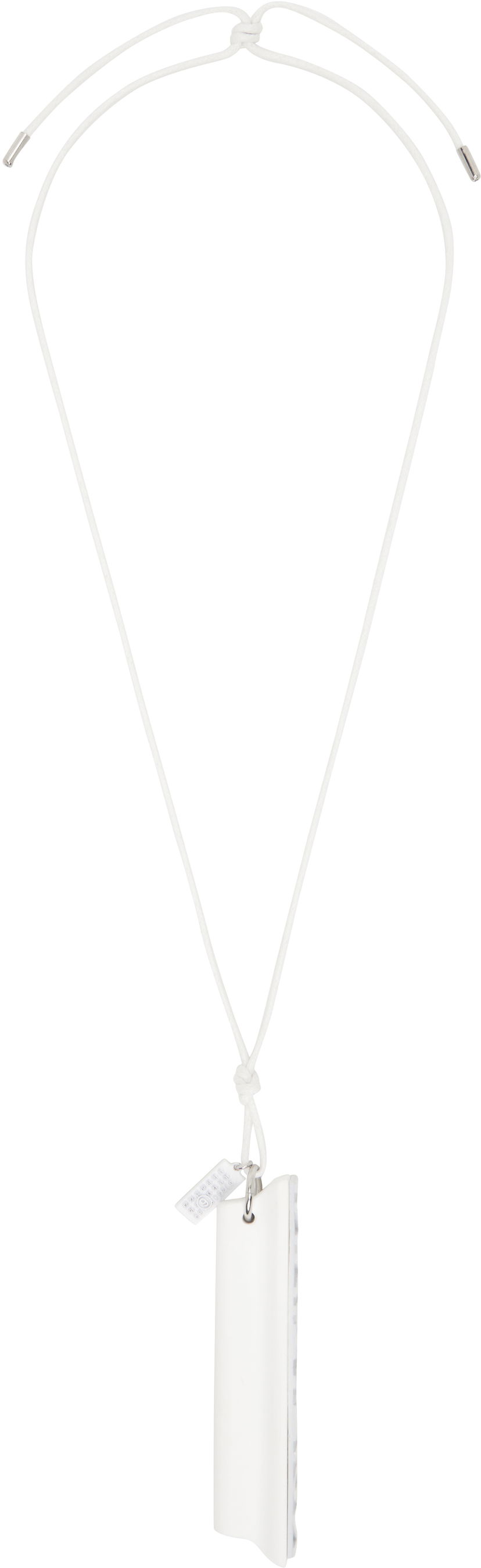 Кольє Maison Margiela MM6 Maison Margiela 'Invitation' Pendant Necklace білий | SM7UU0074 P7352