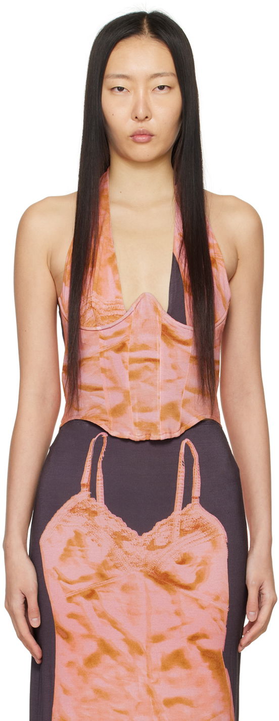 плаття Miaou Miaou Ari Halterneck Corset Top Різнокольоровий | 7088TJBLIP