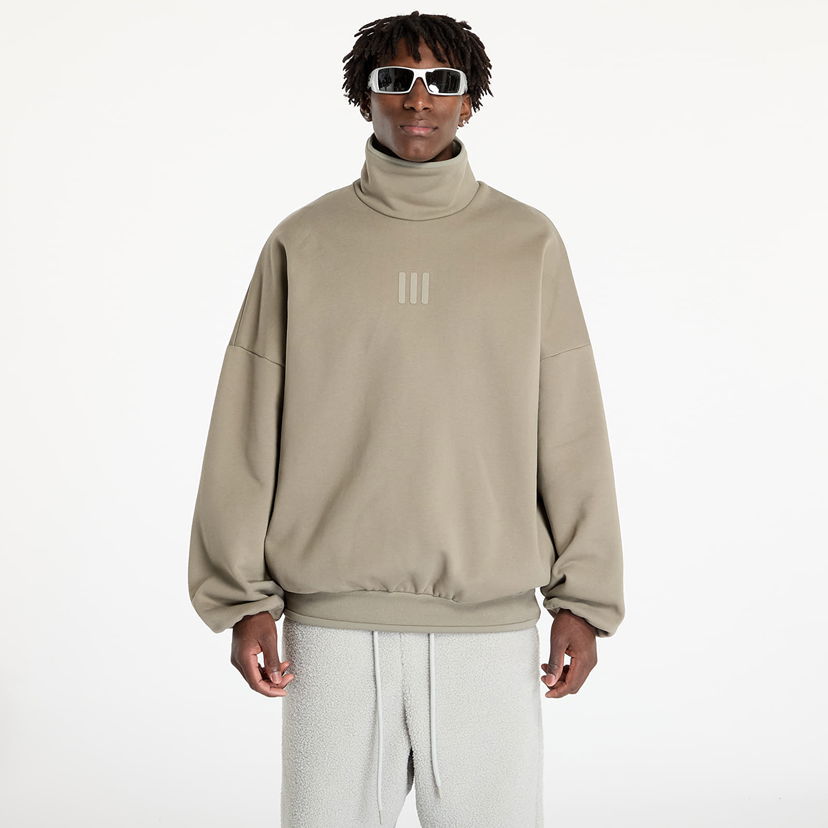 Світшоти adidas Originals Sweatshirt adidas x Fear Of God Athletics Fleece Mock Sweatshirt Clay S бежевий | IS8743