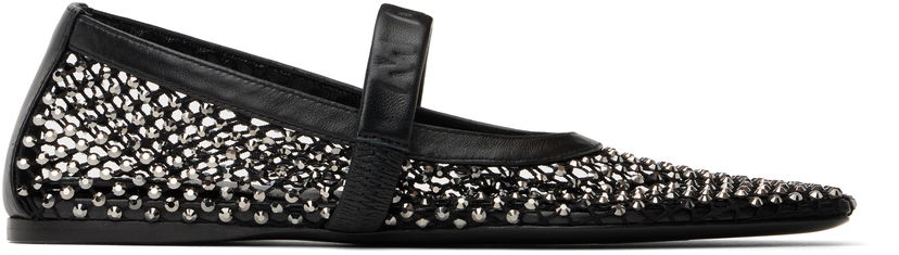 Кросівки та взуття Marni Marni Mesh Mary Jane Ballerina Flats чорний | MJMS007700 P6394