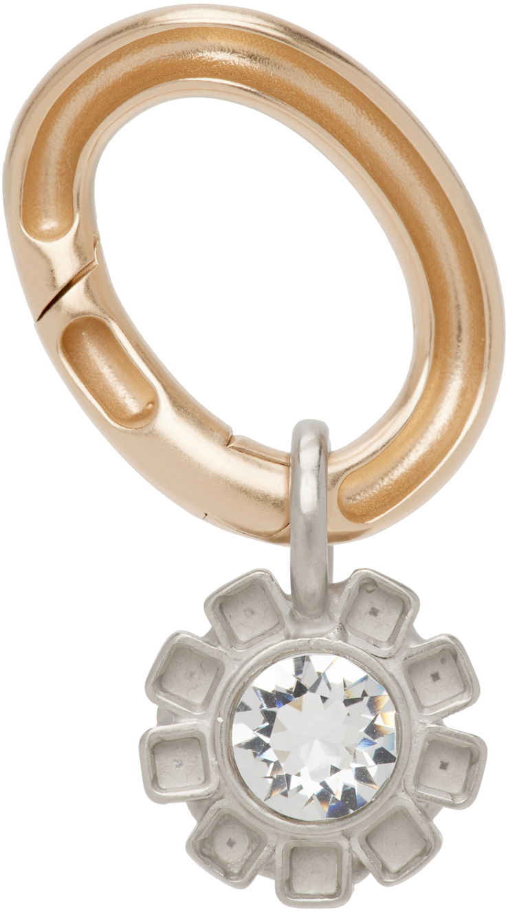 Брелоки Maison Margiela Flower Charm Hoop Earring Металік | SM1VG0030 SV0164