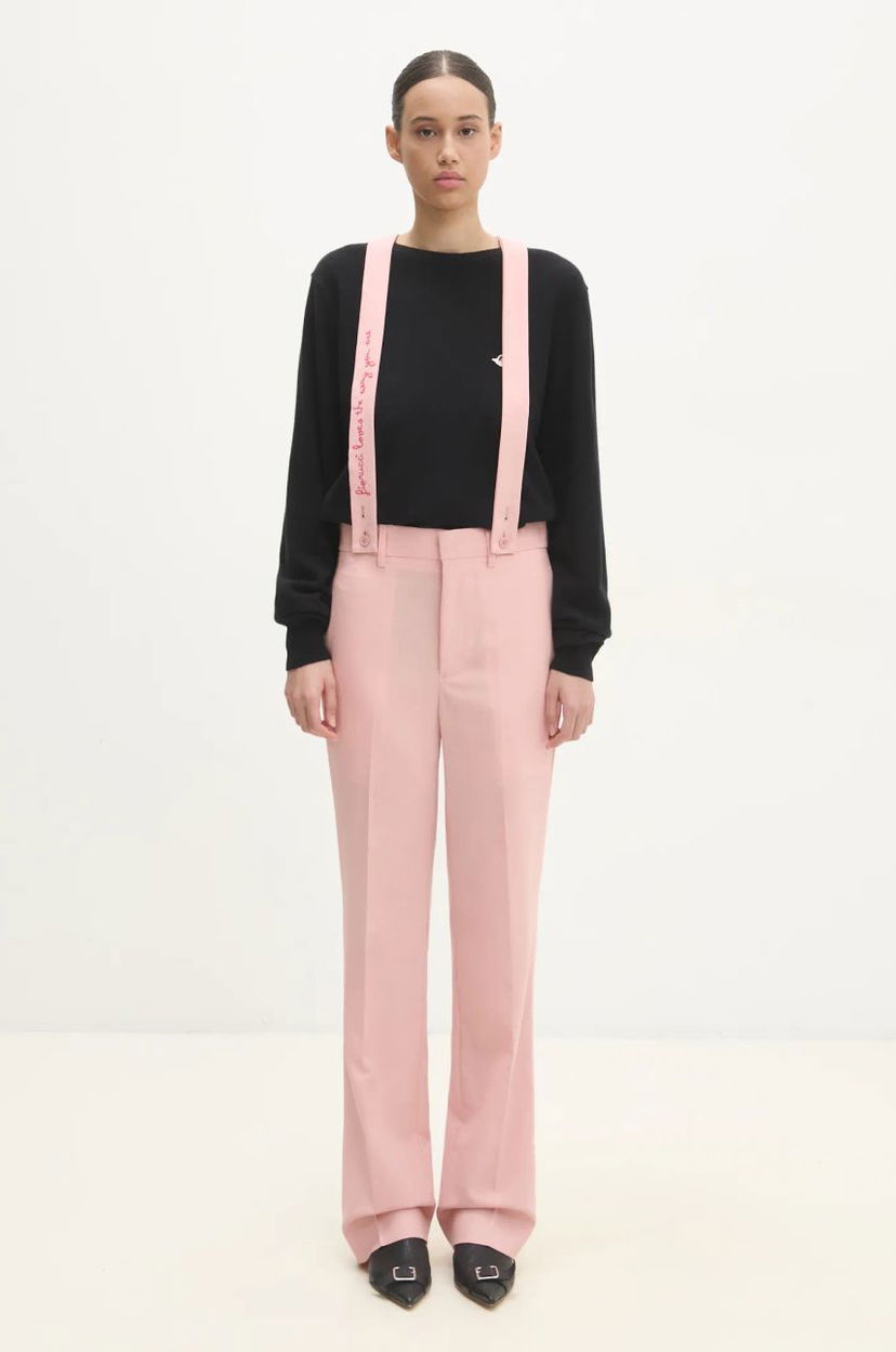 Штани Fiorucci Fiorucci High Waist Pants Рожевий | W01FMBPA183WO01PN02