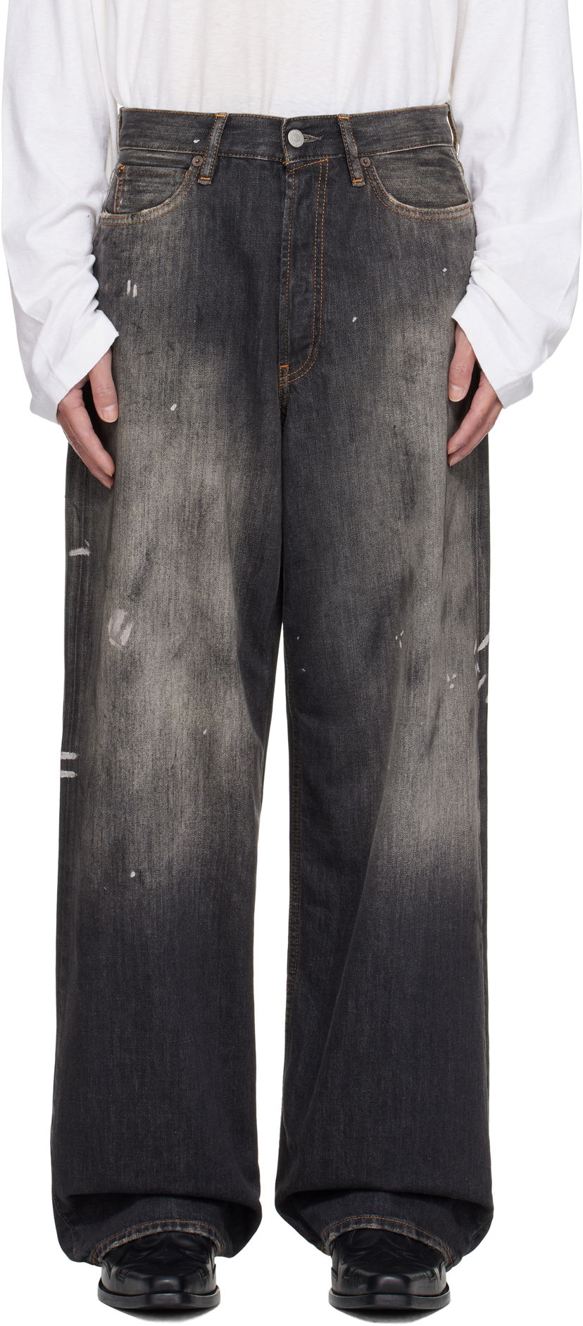 Джинси Acne Studios Acne Studios Loose Fit 1981 Jeans чорний | C00081-