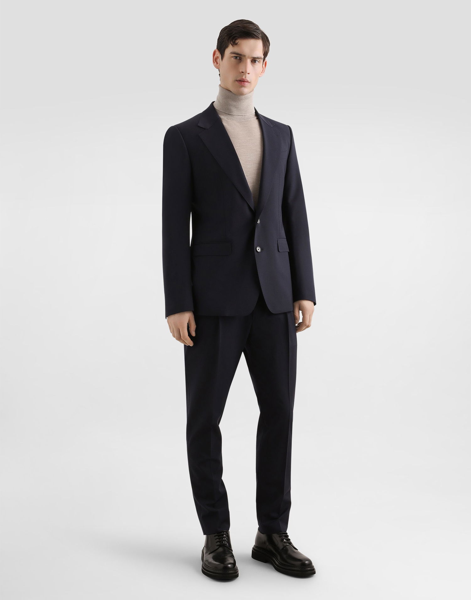Куртка Dolce & Gabbana Dolce & Gabbana Taormina Single-Breasted Wool Canvas Jacket темно-синій | G2VK7TFURK8B3681, 1