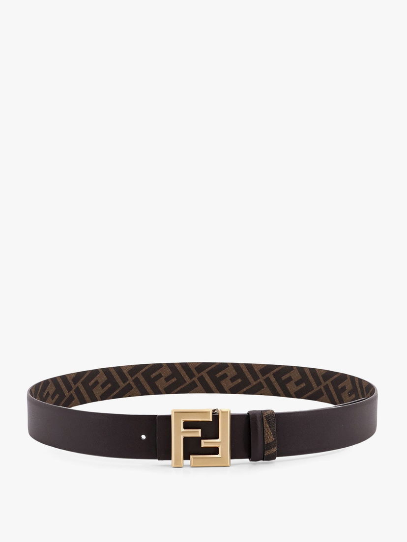 Ремені FENDI Fendi Reversible FF Buckle Belt Коричневий | 7C0541ASIWF1S9U