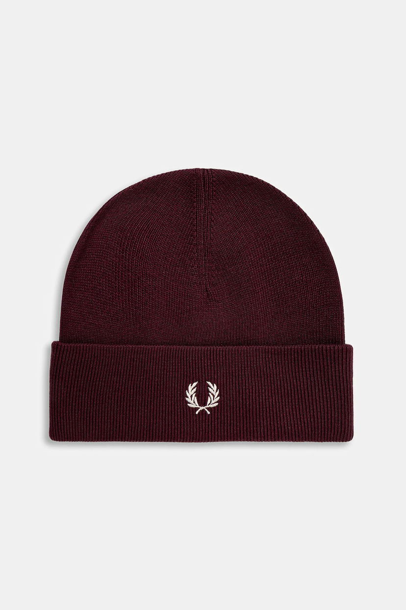 Шапка Fred Perry Fred Perry Wool Beanie Бордовий | C8161