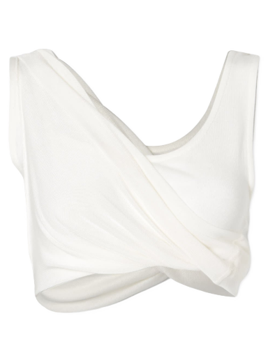 Безрукавка HERON PRESTON Twisted Vest Top білий | HWAD044S23JER0010100