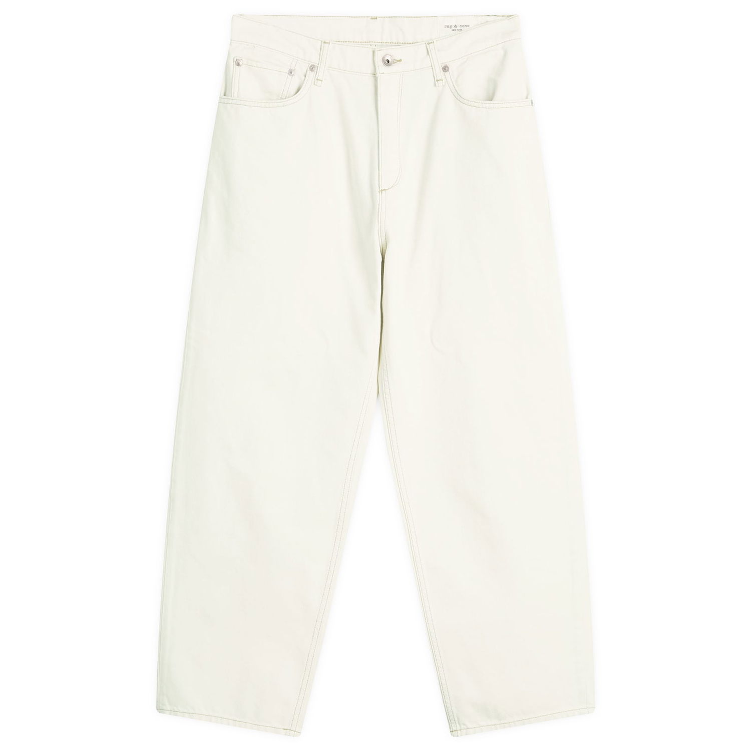 Джинси rag & bone Rag & Bone Baggy Denim Jeans 30 білий | MED25S1255RGEC, 0