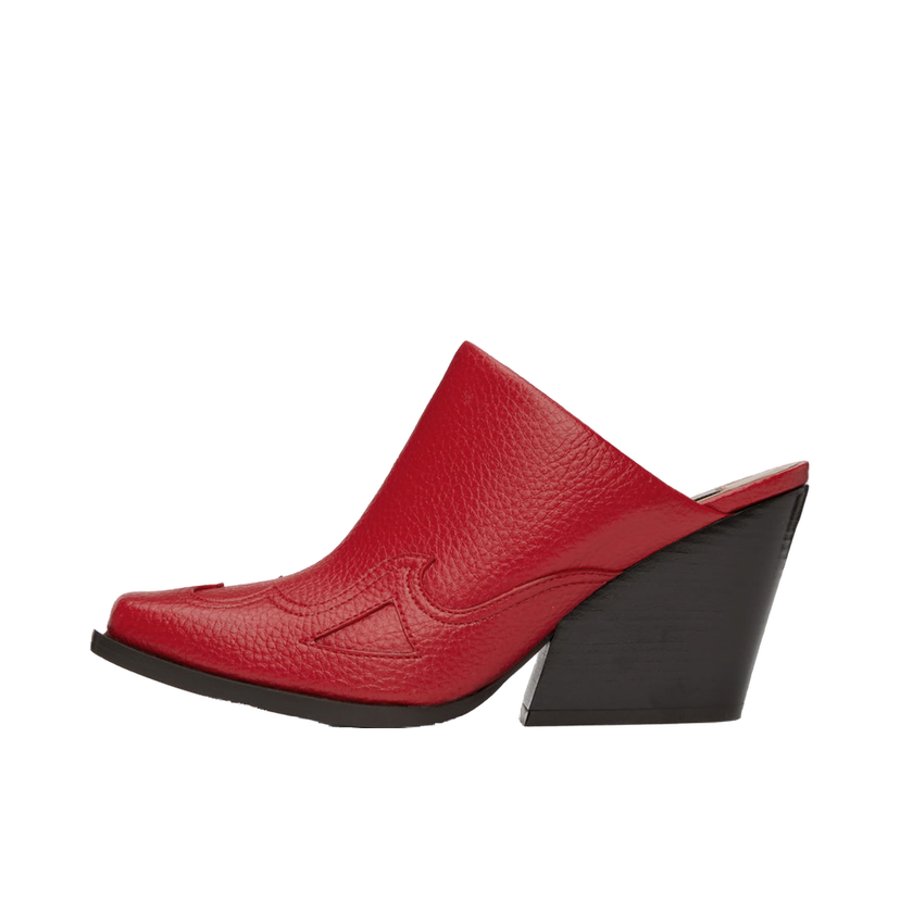 Кросівки та взуття Stella McCartney Cowboy Cloudy Wedge Mules Червоний | 810156AP0160