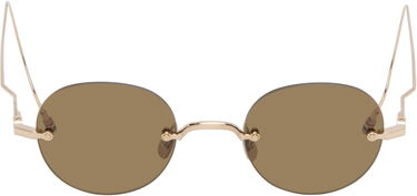 Сонцезахисні окуляри Thom Browne Thom Browne Titanium Rimless Round Sunglasses Коричневий | UES937A-G0001, 0