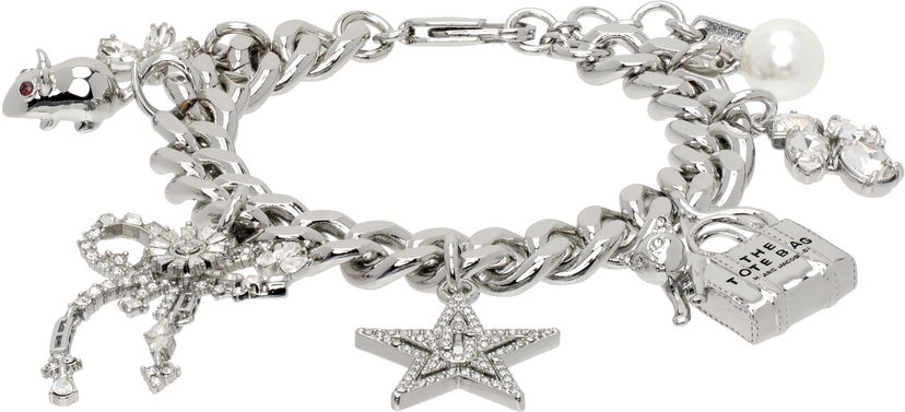 Браслет Marc Jacobs Marc Jacobs 'Cats Out of the Bag' Charm Bracelet Металік | 2R4JBR001J28