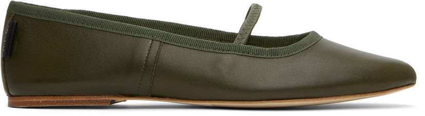 Одяг A.P.C. A.P.C. Swan Ballerina Flats Зелений | PXBVQ-F53295