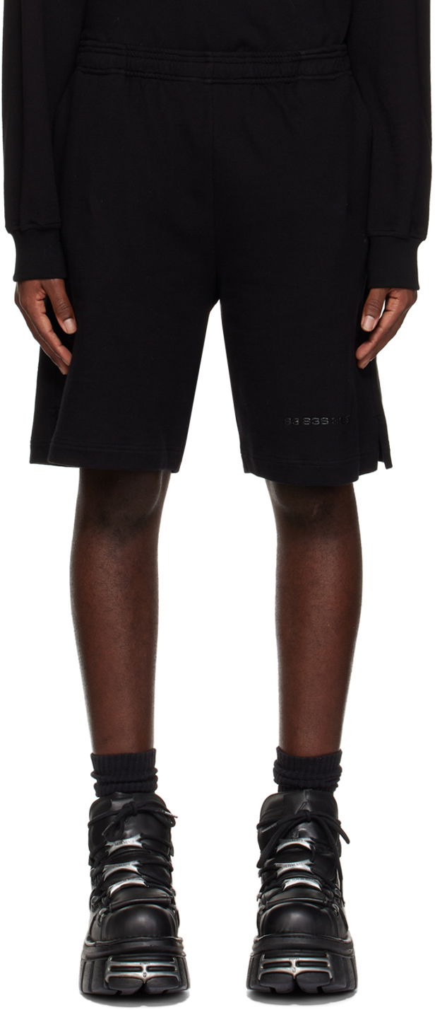 Шорти VETEMENTS VTMNTS Bonded Shorts чорний | VL16PA300B