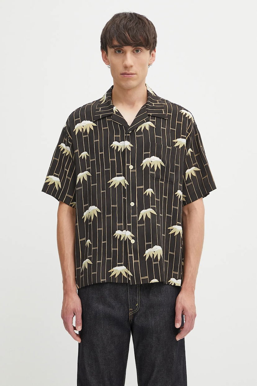 Сорочка visvim Visvim Copa Bamboo Relaxed Short Sleeve Shirt чорний | 125105011003