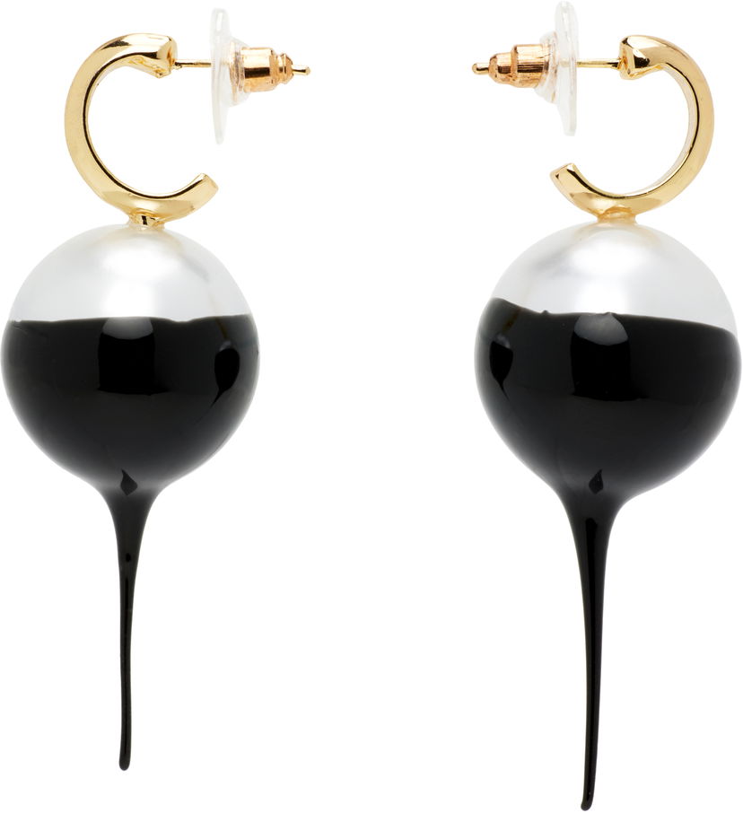Сережки Ottolinger Ottolinger Dipped Pearl Drop Earrings білий | 125-902625-01