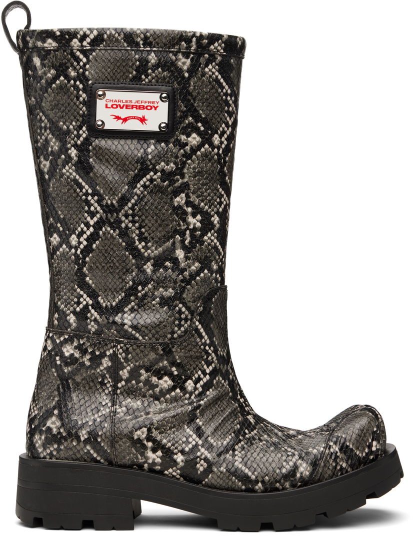 Кросівки та взуття Charles Jeffrey Loverboy Charles Jeffrey LOVERBOY Sheathed Moggies Boots чорний | 54150501