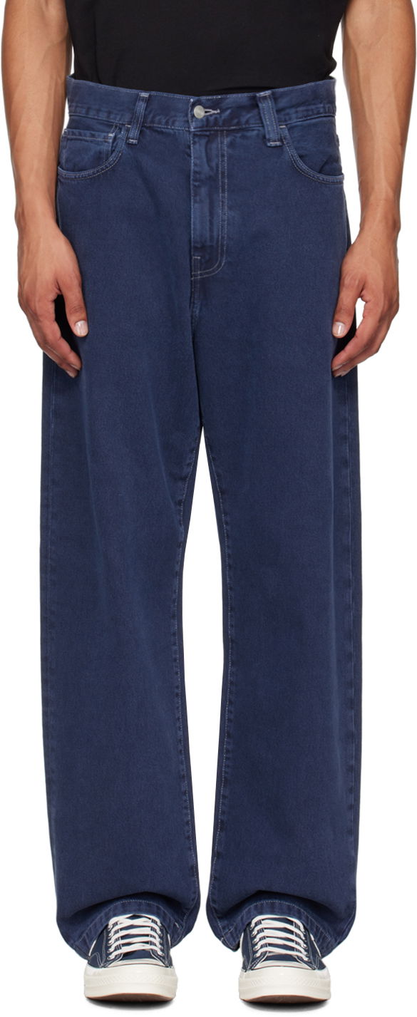 Джинси Carhartt WIP Landon Relaxed Jeans темно-синій | I033749