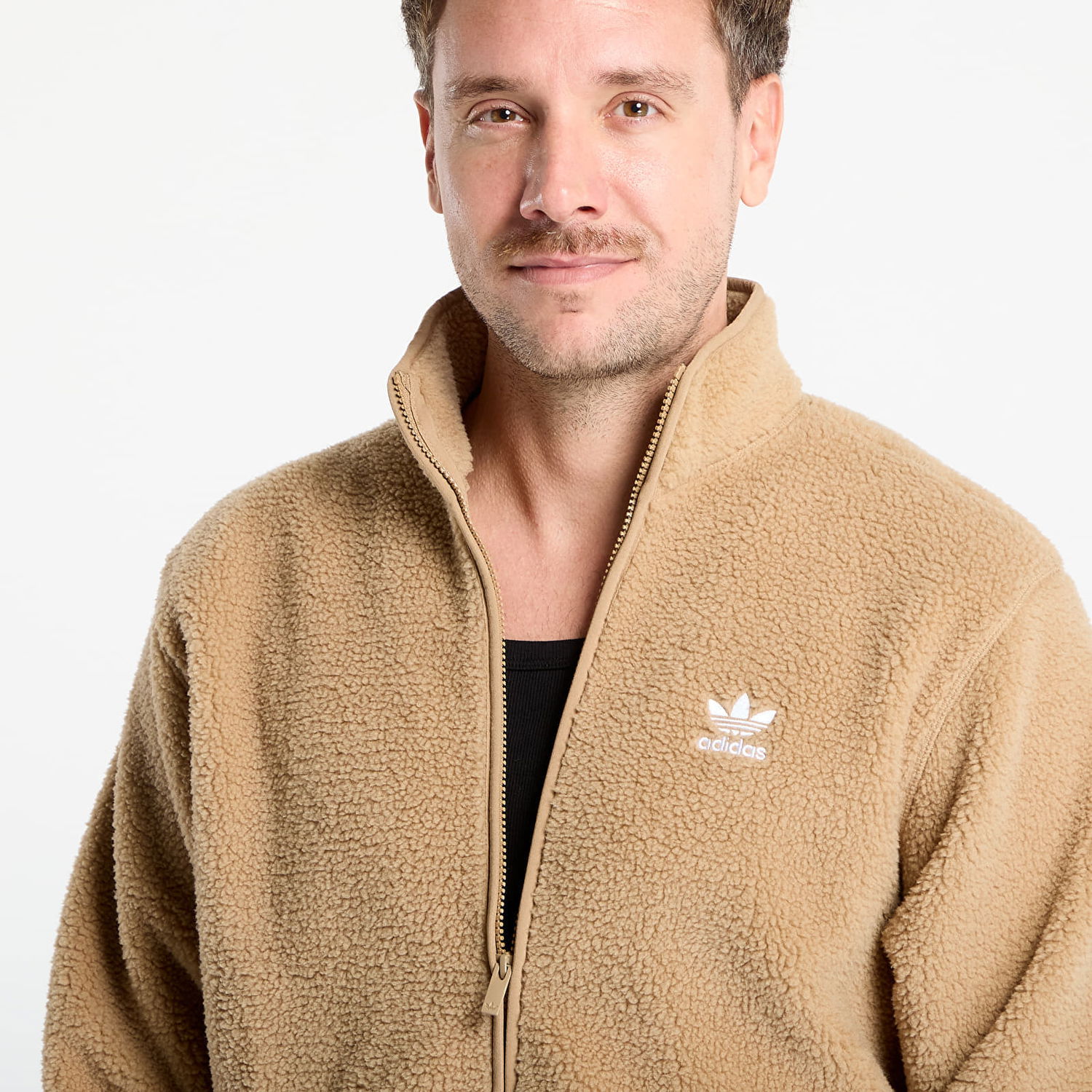 Куртка adidas Performance Essentials Teddy Fleece Jacket Коричневий | JW3530, 1